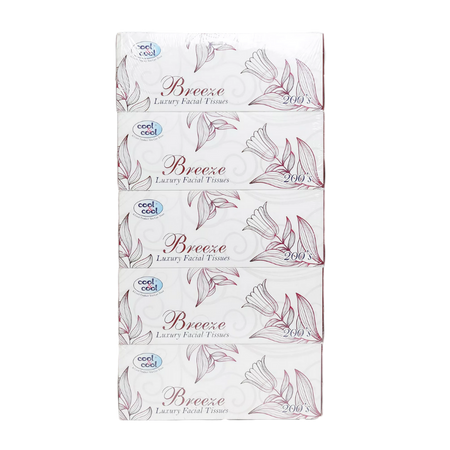 Cool & Cool Breeze facial Tissue 2 Ply 200 Sheets Pack - Office ...