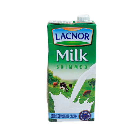 Lacnor Long Life Skimmed Milk 1 Ltr