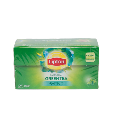 Lipton Green Mint 25 Tea Bags Pack