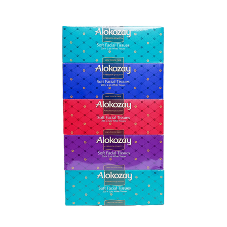 Alokozay Facial Tissue 2 Ply 200 Sheets Pack
