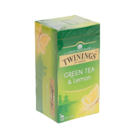 Twinings Pure Green Lemon 25 Tea Bags Pack