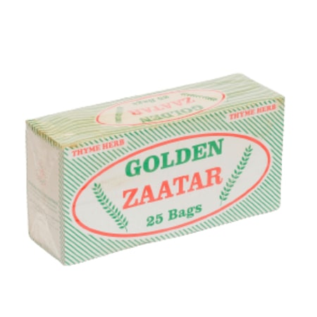 Golden Zaatar 25 Tea Bags Pack