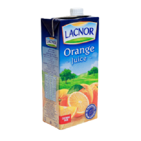 Lacnor Orange Juice 1 Ltr