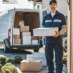 Real-time delivery tracking for office supplies in UAE